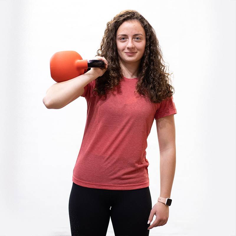 Dámské tréninkové tričko WORKOUT- červené