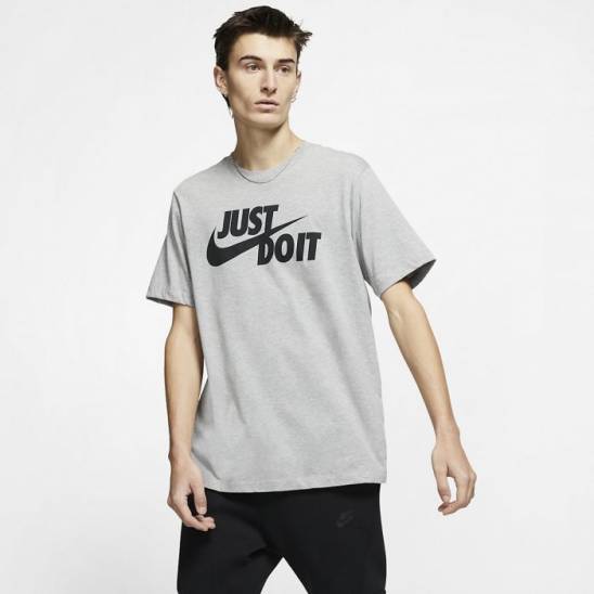 Nike tričko Just do it - šedé