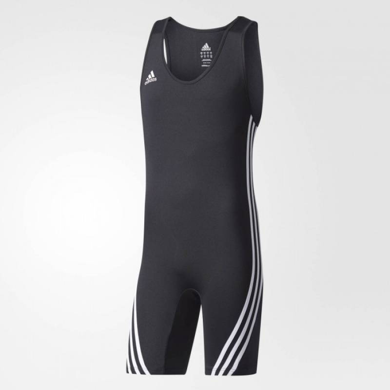Pánský dres na vzpírání Suit Basic - černý