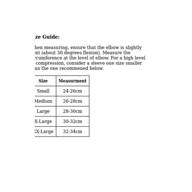 Elbow bandage Strong Man LEFT - black