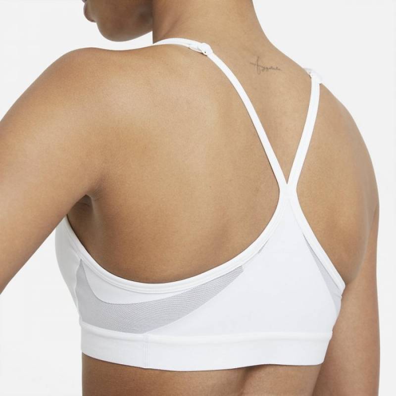 Dámská sportovní podprsenka Nike Swoosh - white