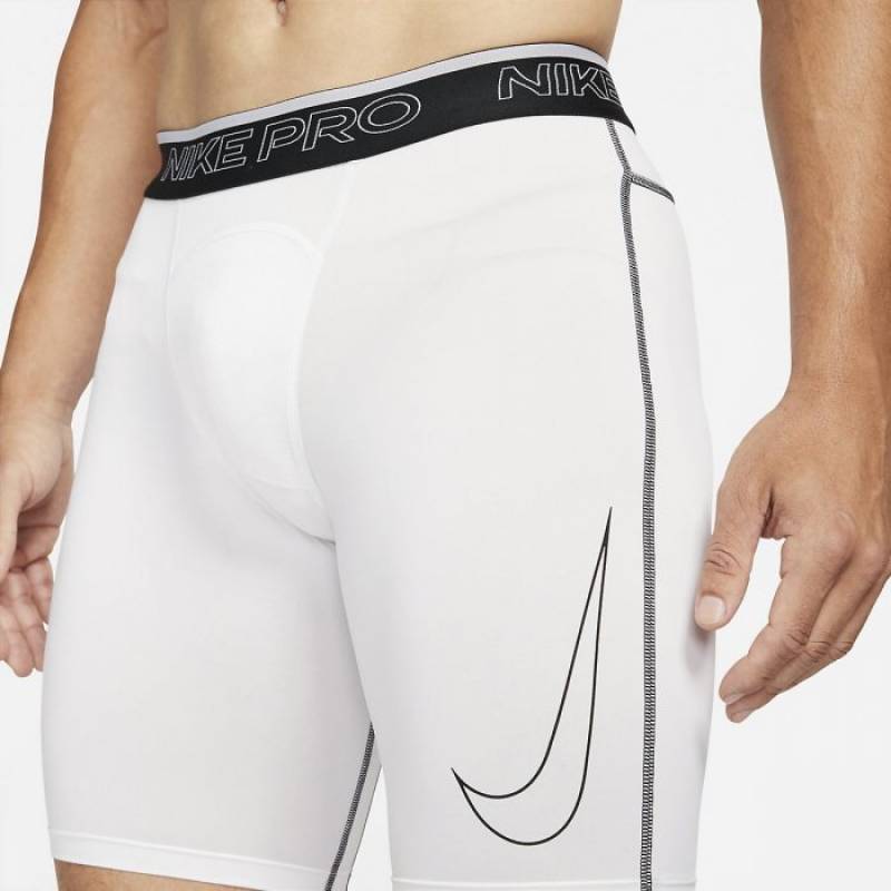 Man long Shorts Nike Pro Dri-FIT white