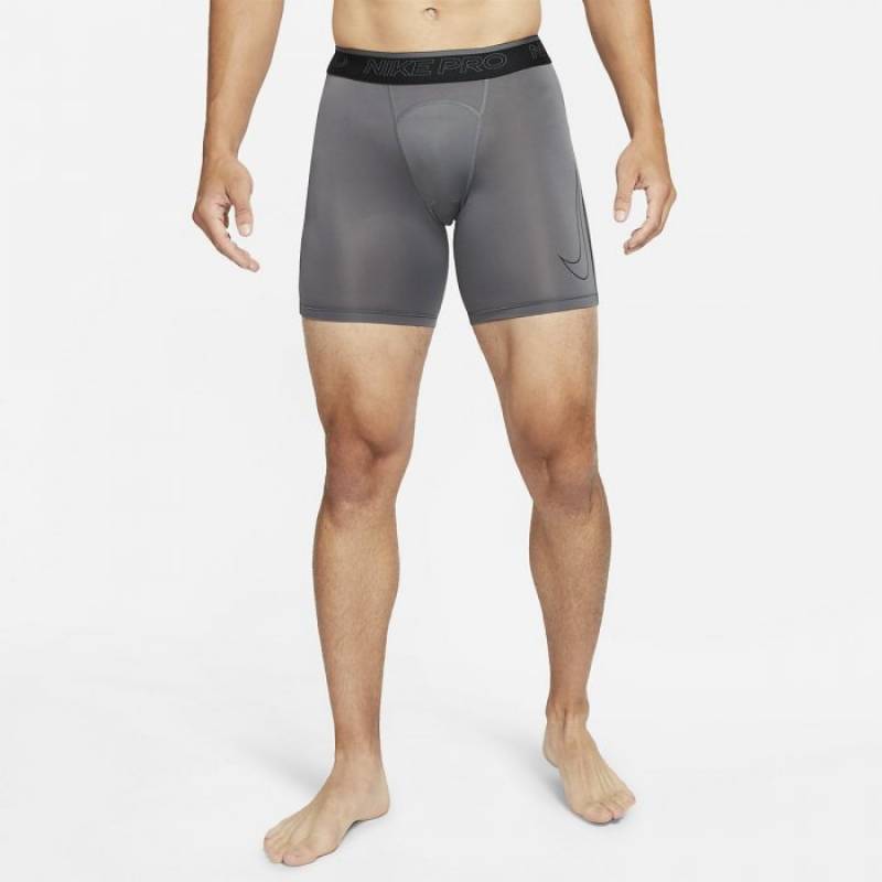 Pánské dlouhé šortky Nike Pro Dri-FIT šedá