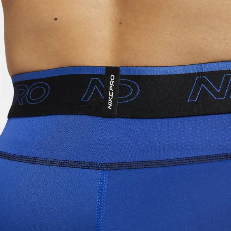 Pánské dlouhé šortky Nike Pro Dri-FIT modrá