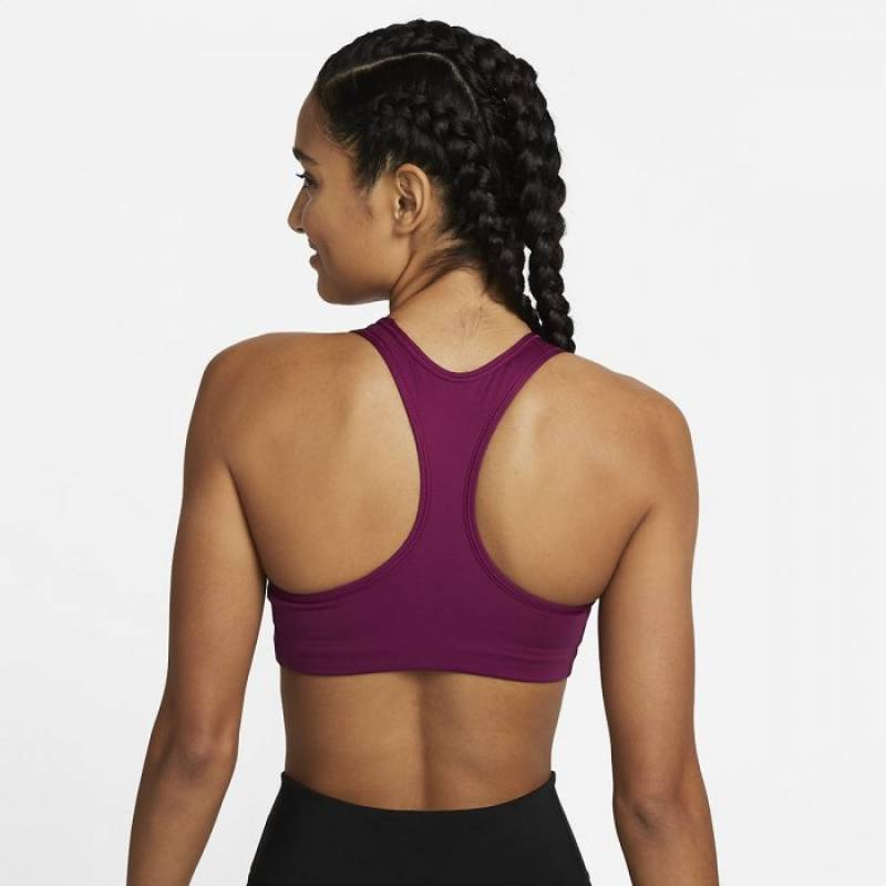 Woman Bra Nike Swoosh - medium support purple
