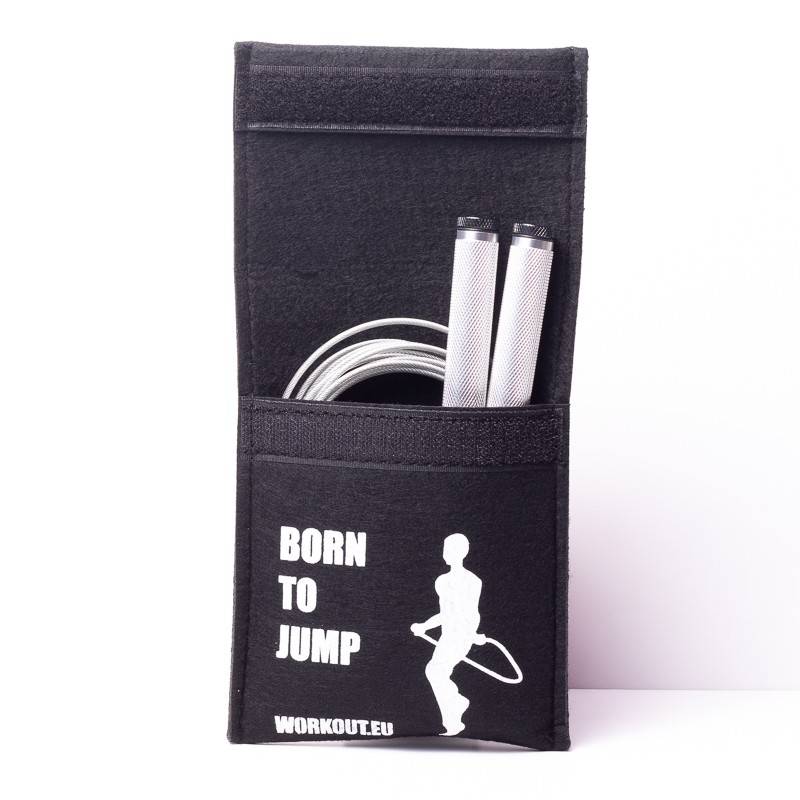 Rychlostní švihadlo Workout Kangaroo - stříbrné