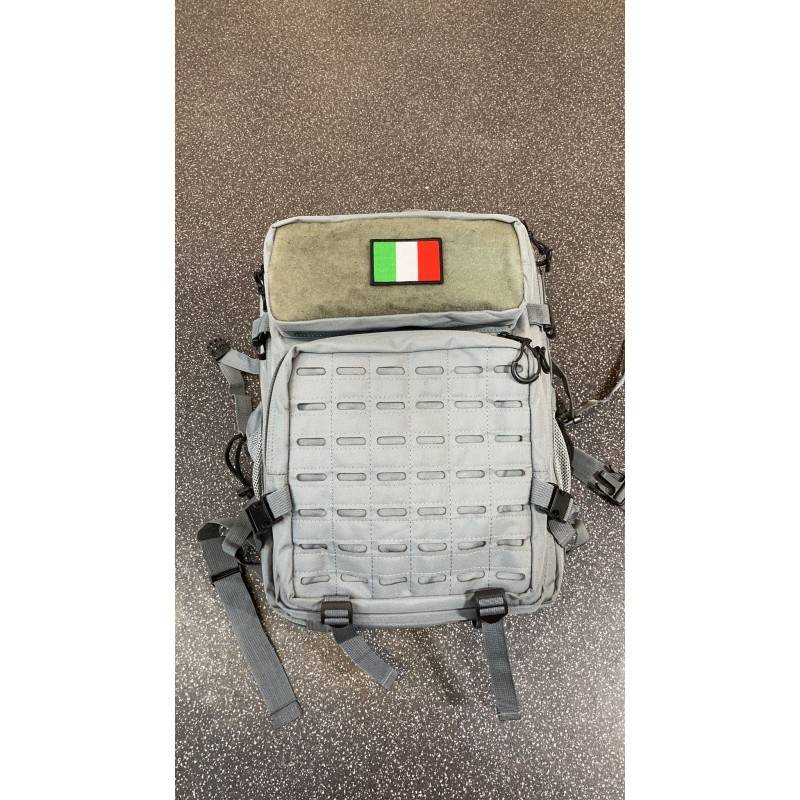 Velcro patch Italian flag 7 x 5 cm