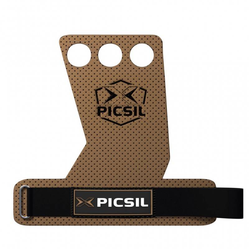 Azor Grips Picsil - 3 holes - brown