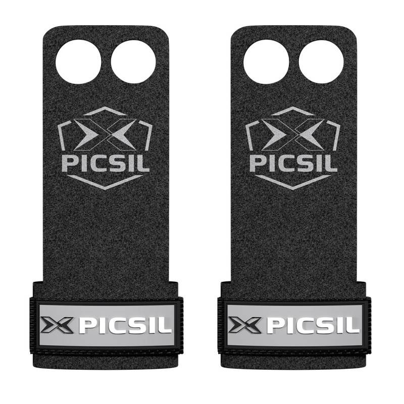 Picsil Raven Grips - 2 holes - white logo