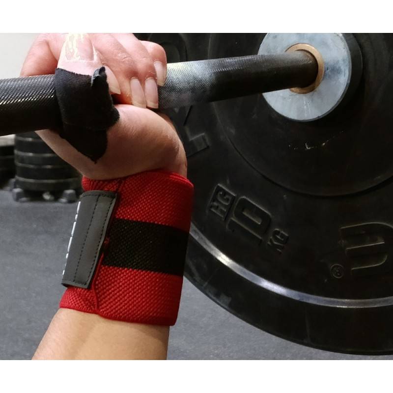 Zpevňovač zápěstí Wrist Wraps Picsil - červený