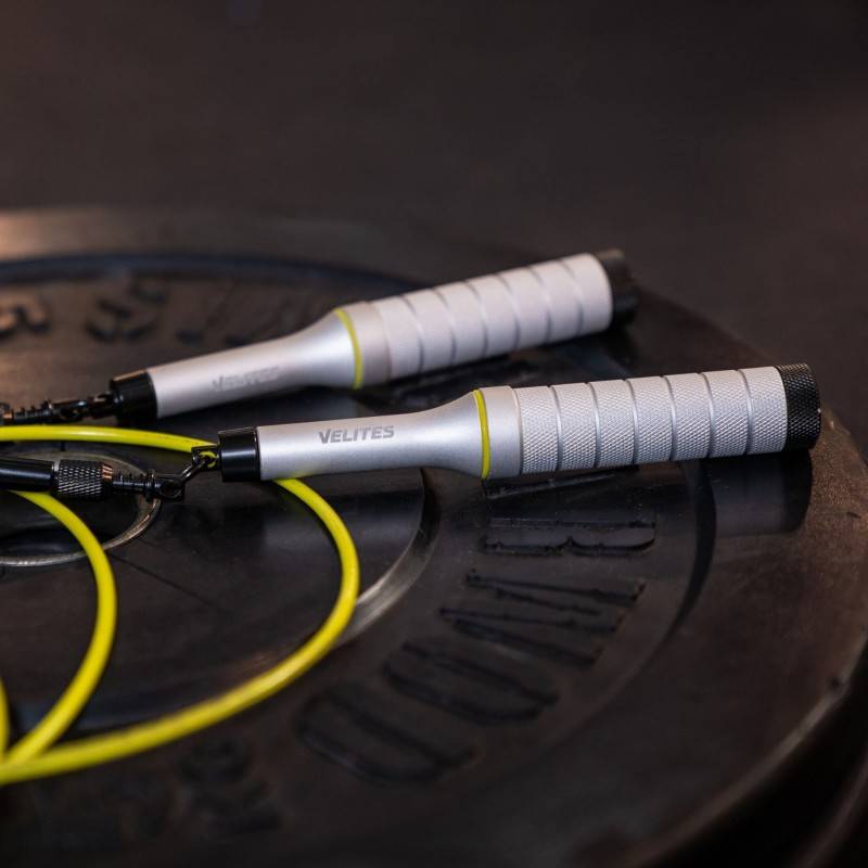 Rychlostní švihadlo Velites Earth 2.0 - stříbrné