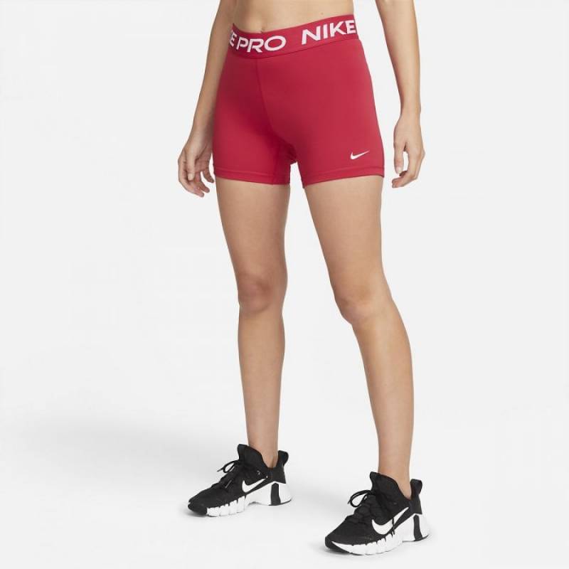 Woman functional Shorts Nike Pro - red