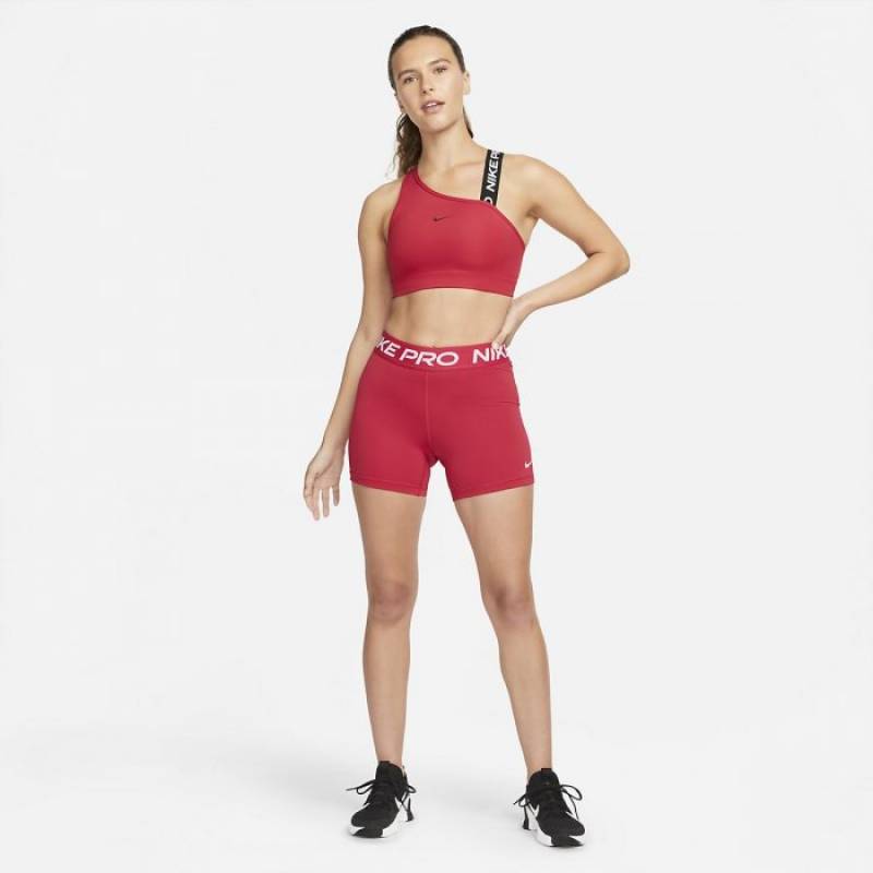 Woman functional Shorts Nike Pro - red