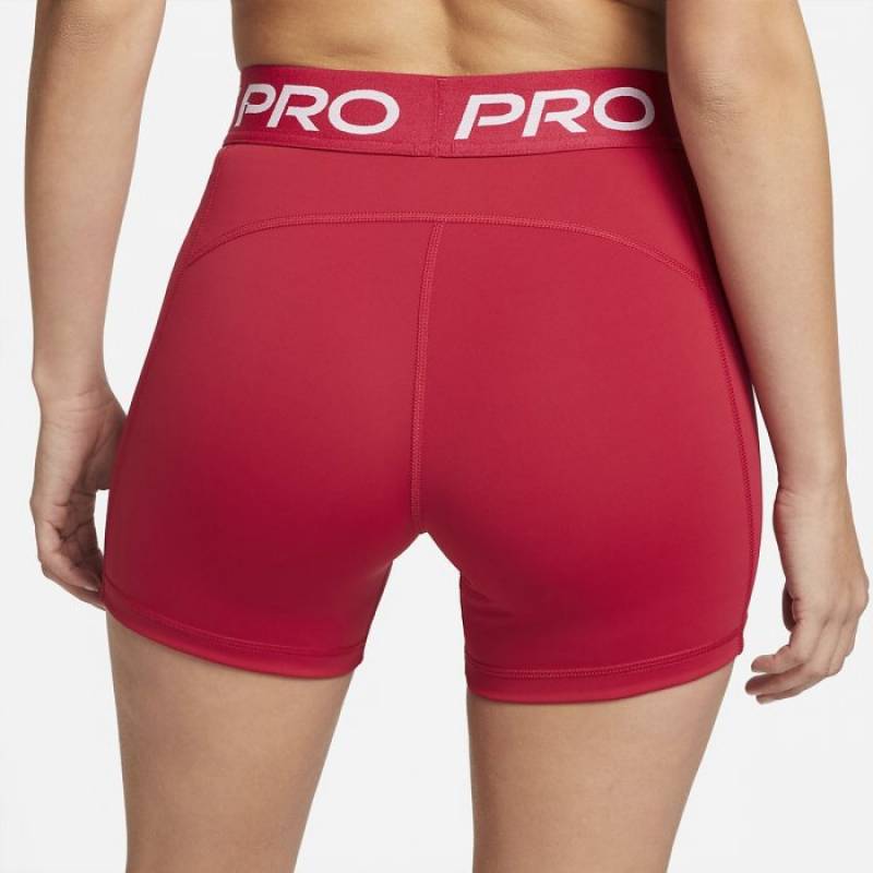 Woman functional Shorts Nike Pro - red