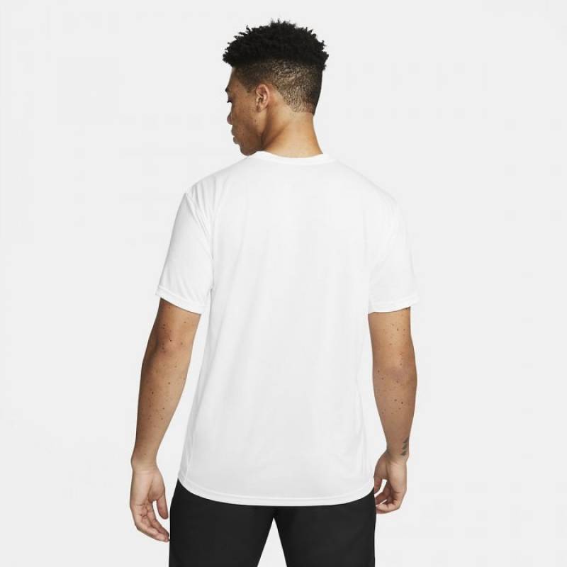 Pánské tričko Nike Heavy flex - bílé