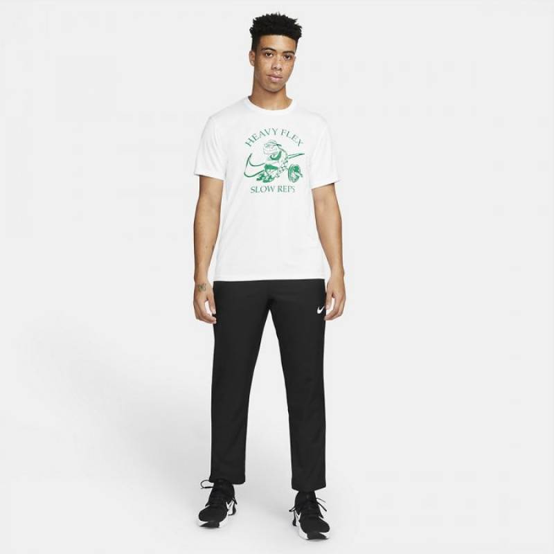 Man T-Shirt Nike Heavy flex - white