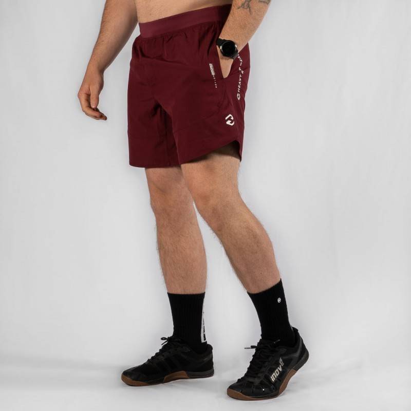 Shorts Heavy Rep Motion Force - Maroon/White