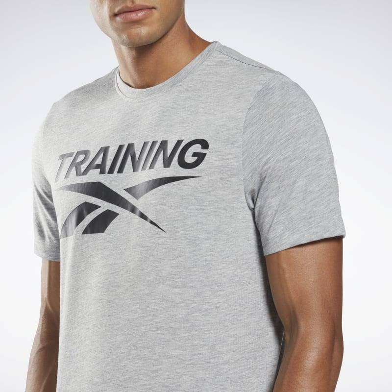 Pánské tričko Reebok Training Tee - šedé - HB7259