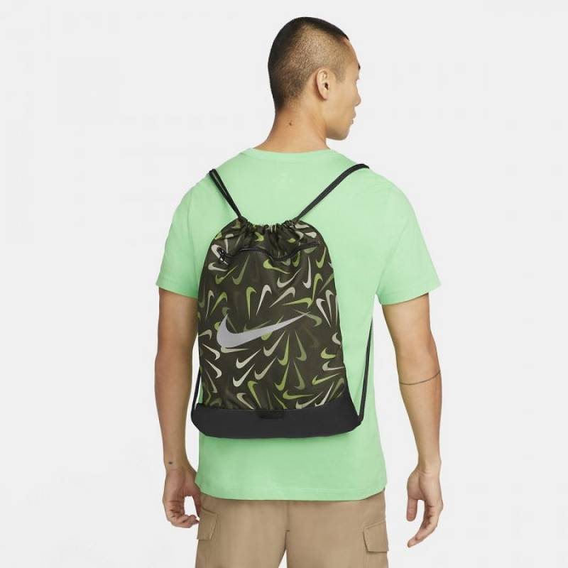 nike brasilia training printed gym sack