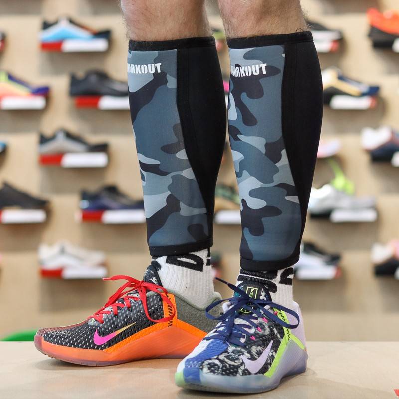 Chrániče / bandáže holení WORKOUT - camo 5 mm (pár)