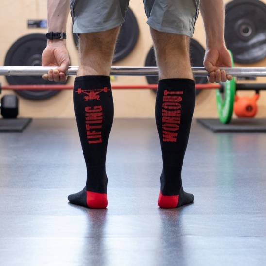 Ginocchiere Da Sollevamento Pesi - Fasce Di Tutore Per Le Ginocchia - Palestra, Crossfit, Squat