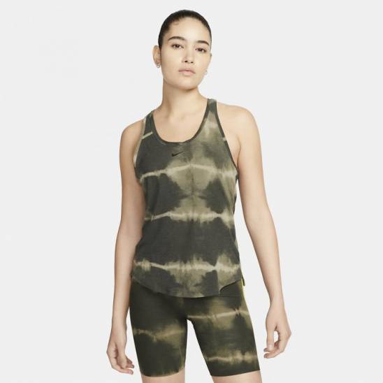 Nike tílko Dri-FIT one LUXE - zelené