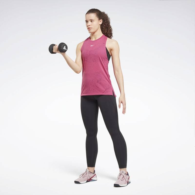 Woman Top Reebok burnout - pink
