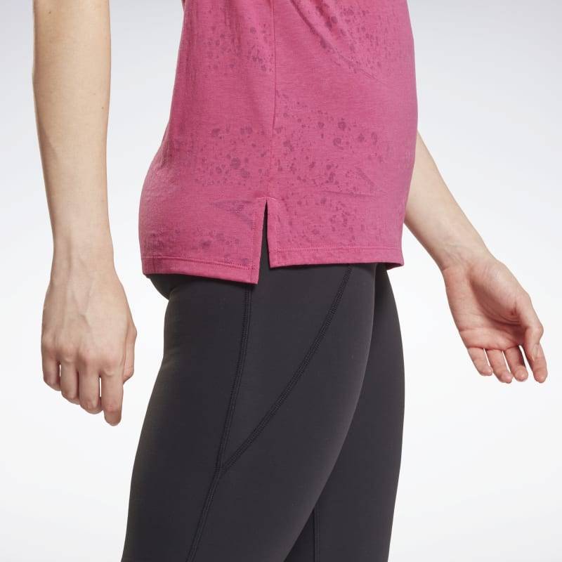 Dámské tílko Reebok burnout - růžové