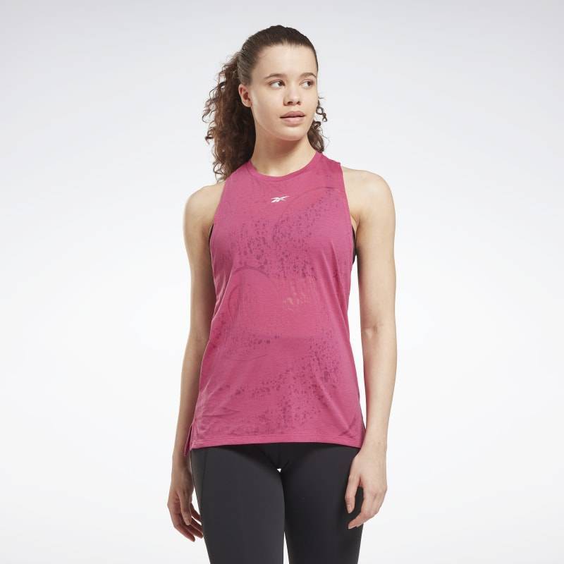 Dámské tílko Reebok burnout - růžové