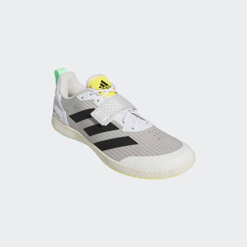 Adidas The Total - boty na deadlift -bílé