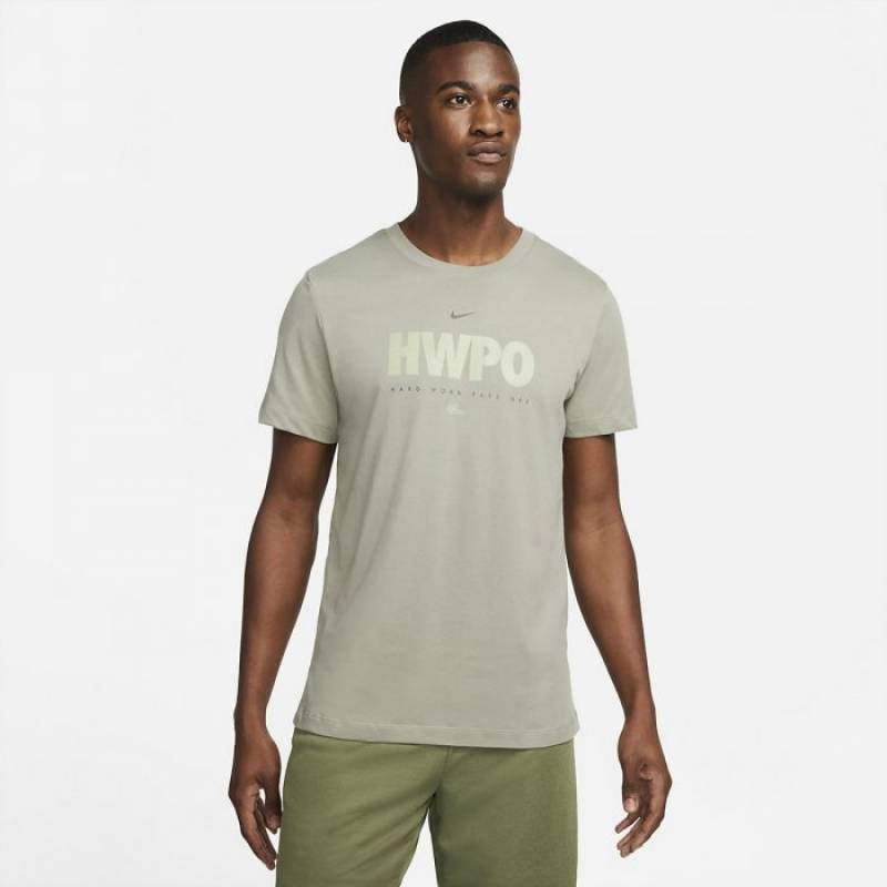Pánské tričko Nike HWPO - zelené