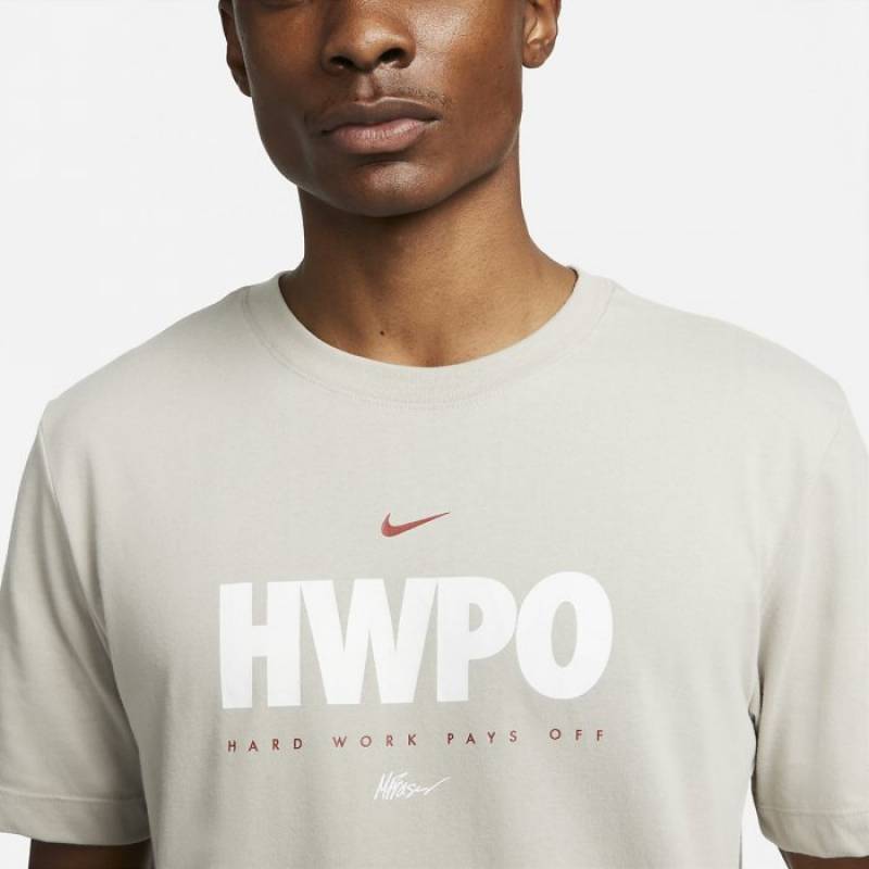 Pánské tričko Nike HWPO - béžová