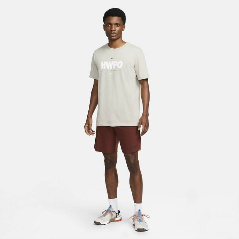 Man T-Shirt Nike HWPO - beige