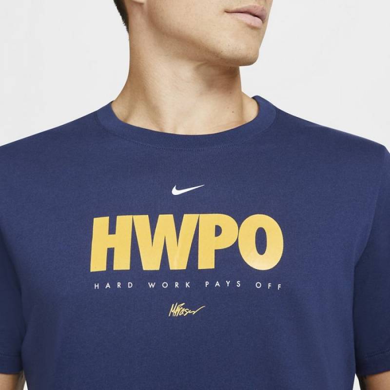 Man T-Shirt Nike HWPO - blue