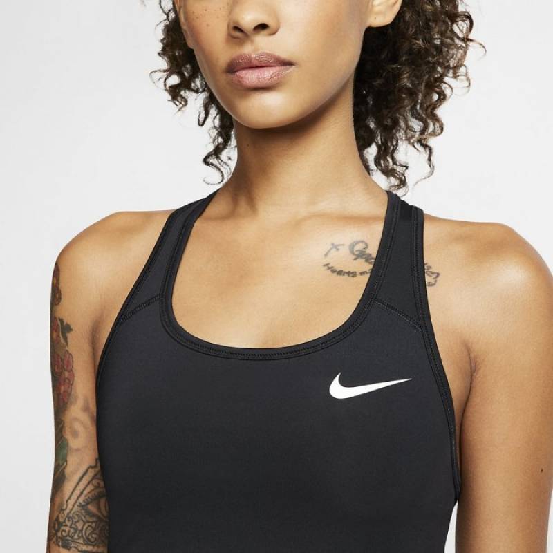 Dámská podprsenka Nike Dri-Fit Swoosh - černá