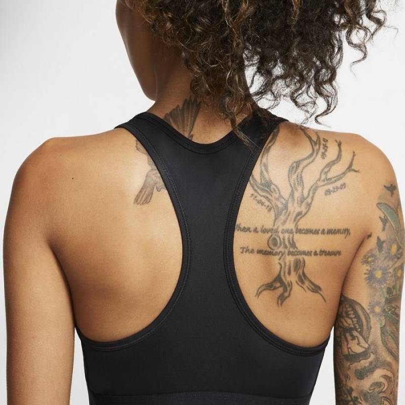 Woman Bra Nike Dri-Fit Swoosh - black