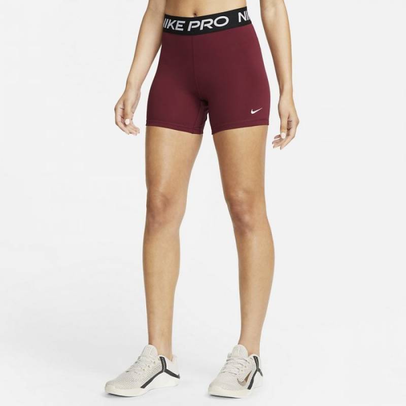 Woman functional Shorts Nike Pro - wine