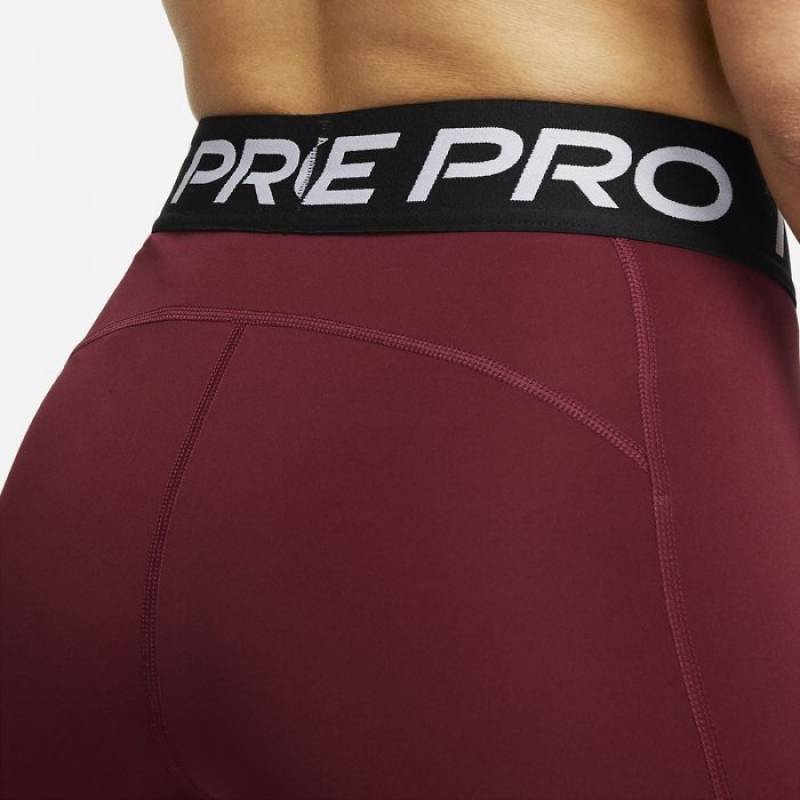 Dámské funkční šortky Nike Pro - vínové