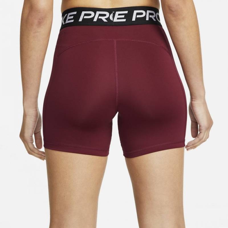Dámské funkční šortky Nike Pro - vínové