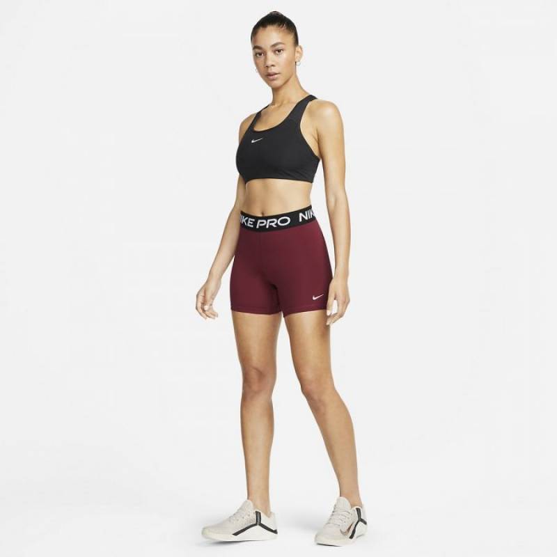 Dámské funkční šortky Nike Pro - vínové