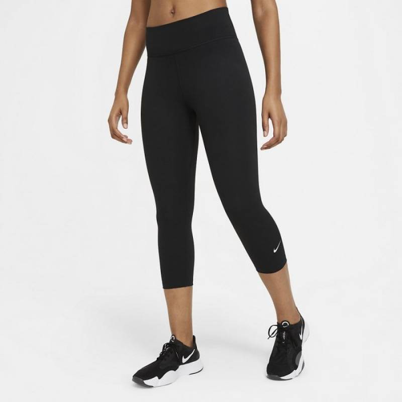 Woman Tight Nike One 3/4 - black