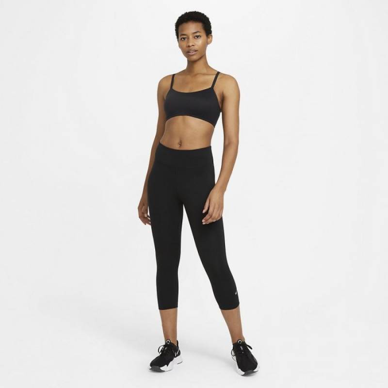 Woman Tight Nike One 3/4 - black