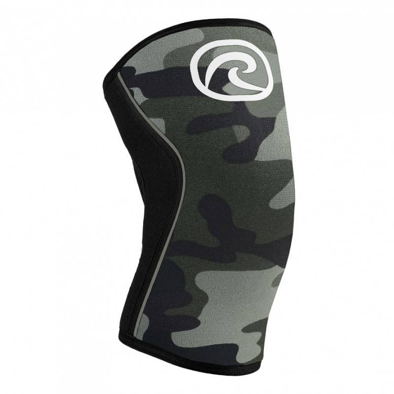Long knee sleeve Rehband RX 7 mm POWER MAX 30 cm - camo