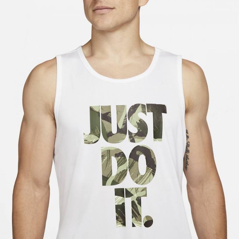 Man tank Nike Just Do It - white