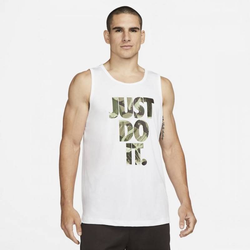 Man tank Nike Just Do It - white