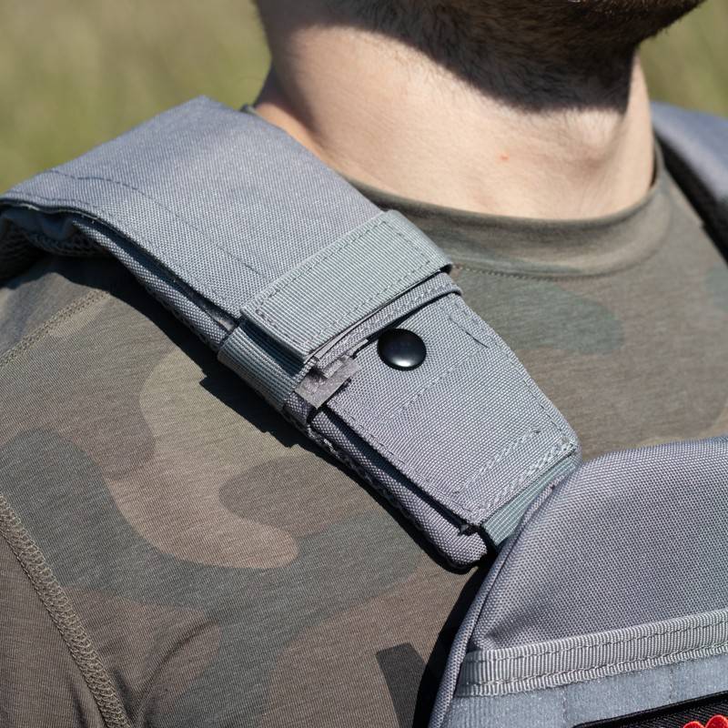 Tactical Plate Weighted Vest 10 kg WORKOUT - Grey