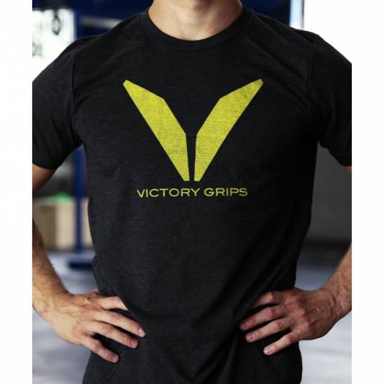 Victory Grips Tričko logo - žluté