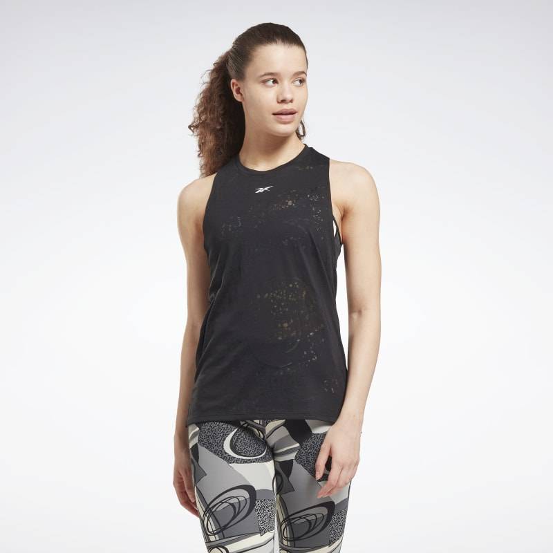 Woman Top Reebok Burnout - black