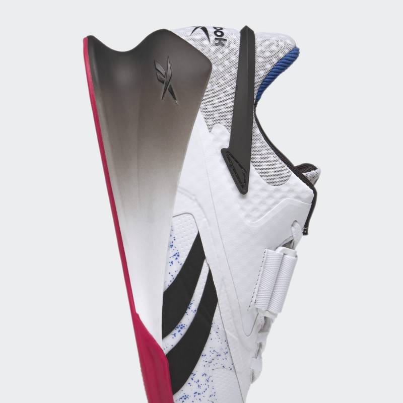 Man weightlifting shoesLegacy Lifter II - white/blue/red