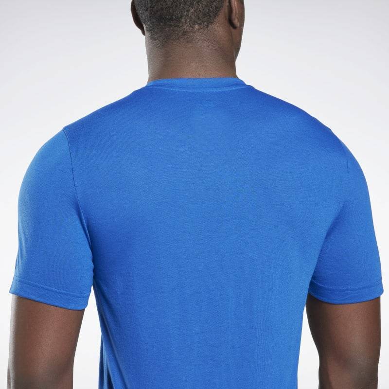 Man T-Shirt Reebok PC - blue